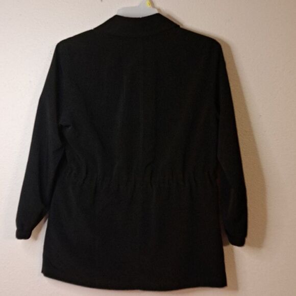 Giacca black zip up jacket size small - Picture 6 of 8